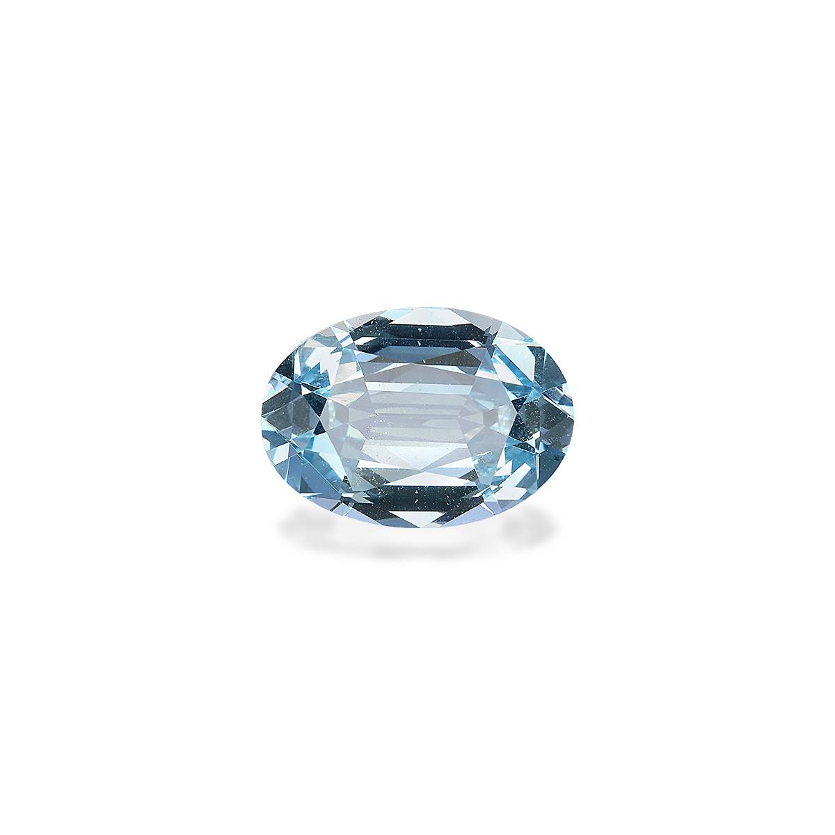 baby blue aquamarine, 4.18ct oval cut — main view