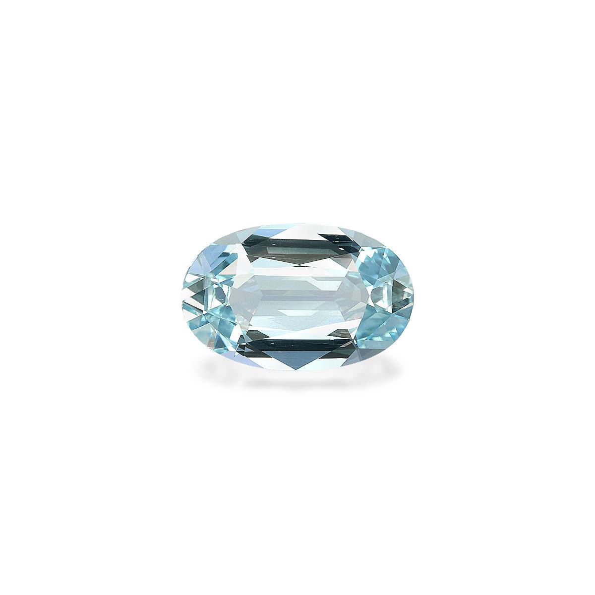 baby blue aquamarine, 7.56ct oval cut — main view