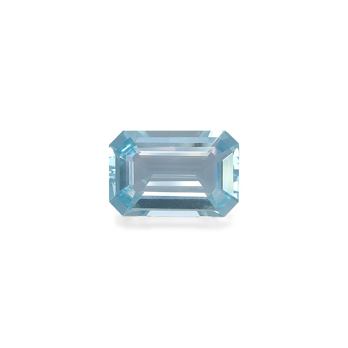 baby blue aquamarine, 12.3ct rectangular cut — main view