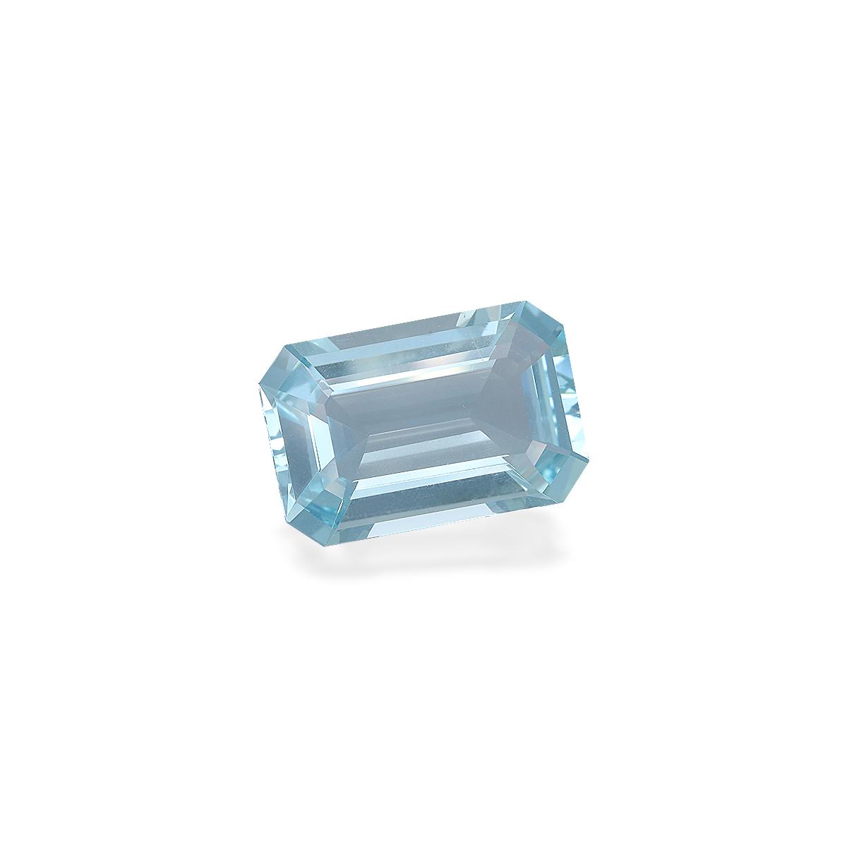 baby blue aquamarine, 12.3ct rectangular cut — view 3
