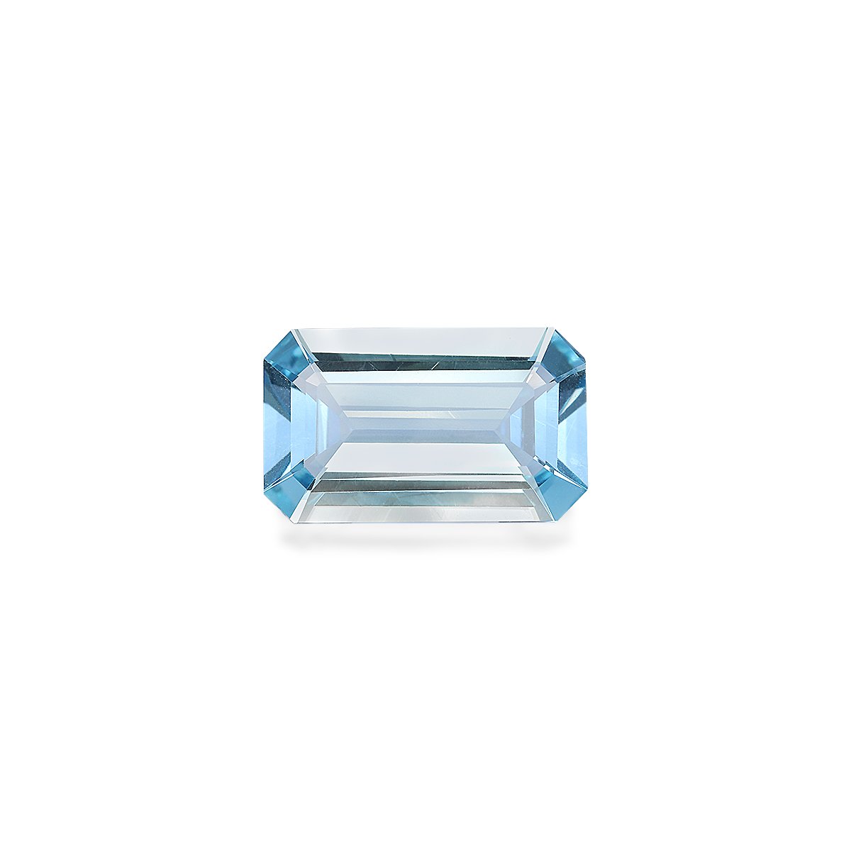Santa Maria blue aquamarine, 4.93ct rectangular cut — main view