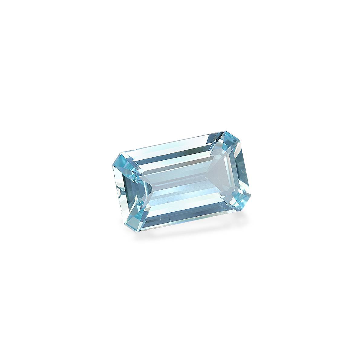 baby blue aquamarine, 6.83ct rectangular cut — view 3