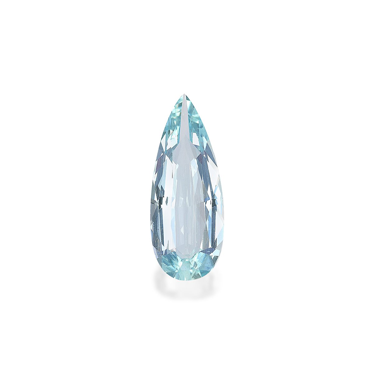 sky blue aquamarine, 7.73ct pear cut — main view