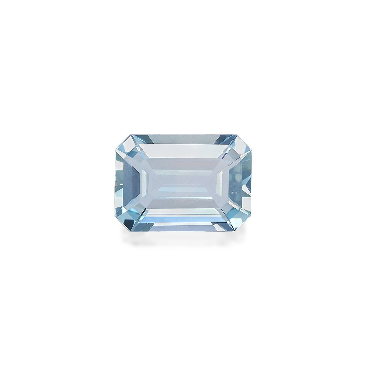 baby blue aquamarine, 4.68ct rectangular cut — main view