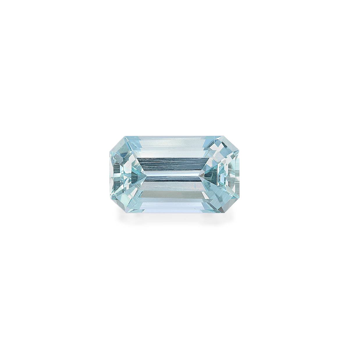 sky blue aquamarine, 5.07ct rectangular cut — main view
