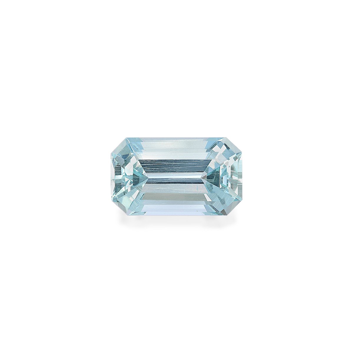 sky blue aquamarine, 5.07ct rectangular cut — main view