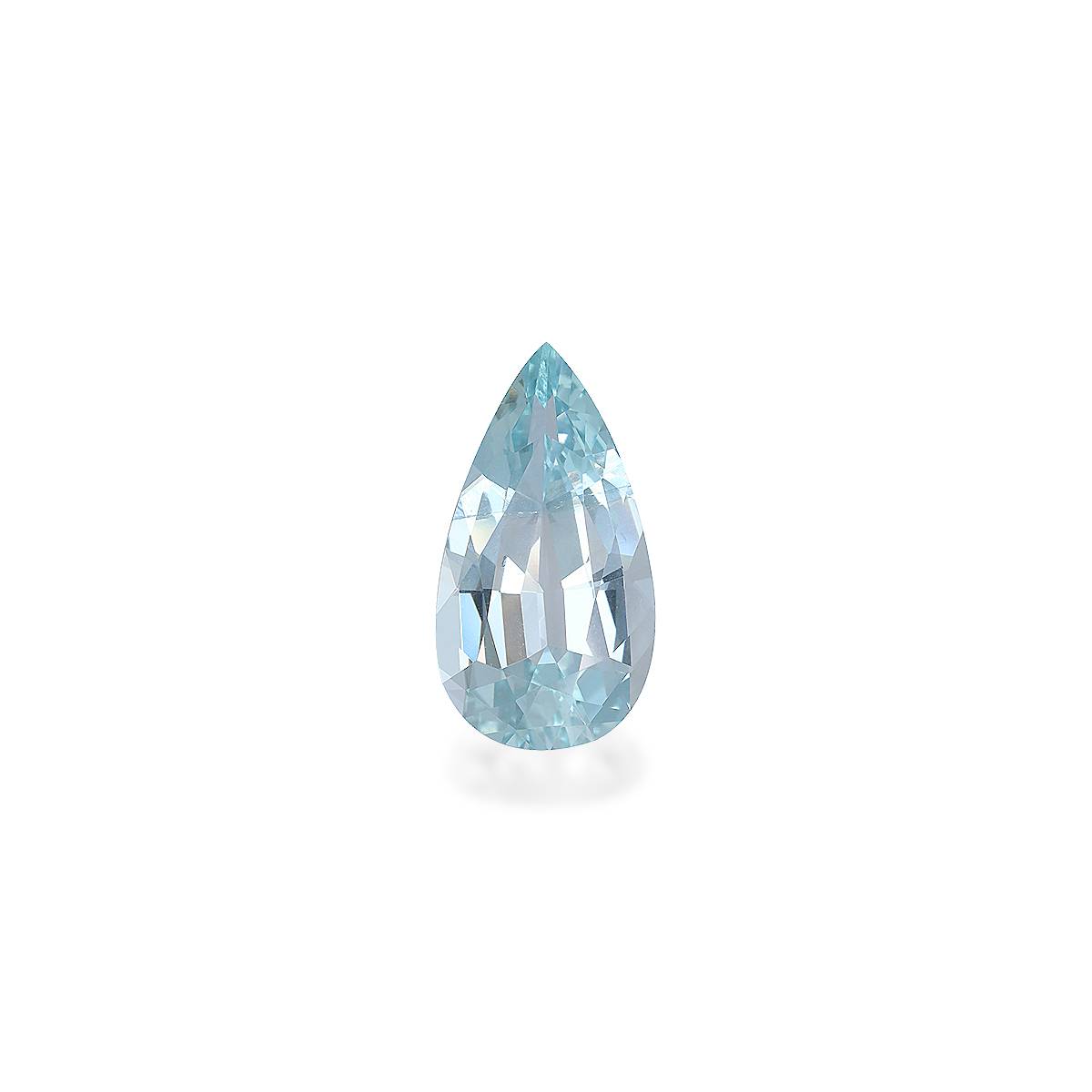 baby blue aquamarine, 5.3ct pear cut — main view