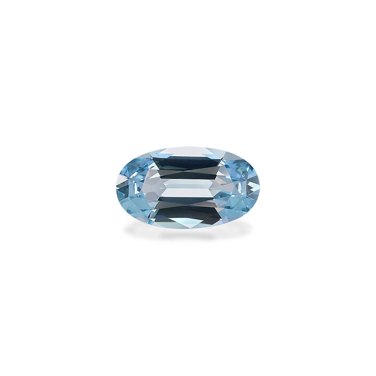 baby blue aquamarine, 2.92ct oval cut — main view