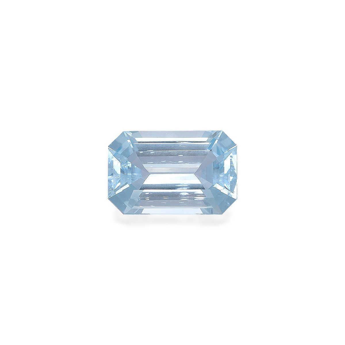 baby blue aquamarine, 10.82ct rectangular cut — main view