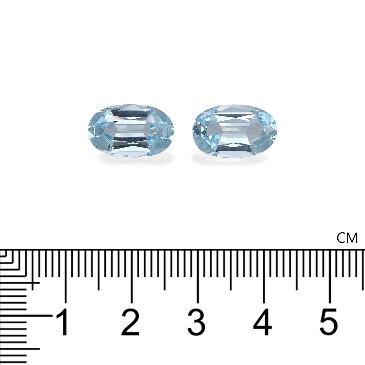baby blue aquamarine, 6.97ct oval cut — view 4