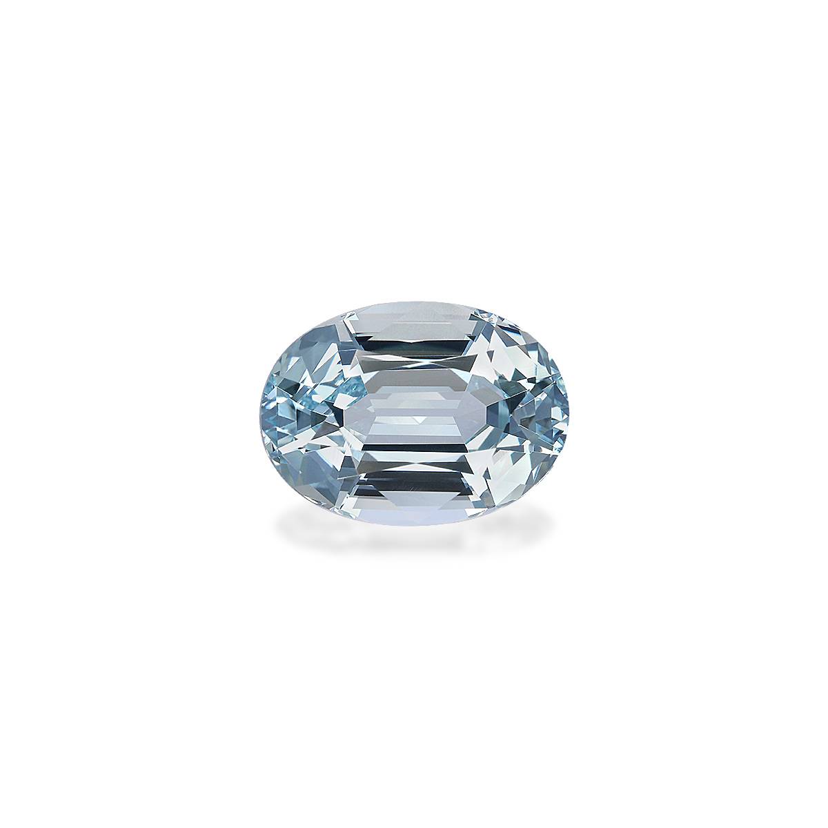sky blue aquamarine, 6.24ct oval cut — main view
