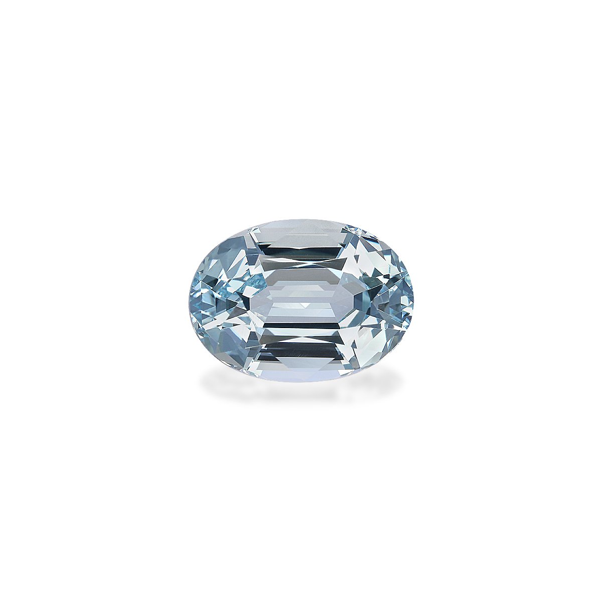 sky blue aquamarine, 6.24ct oval cut — main view