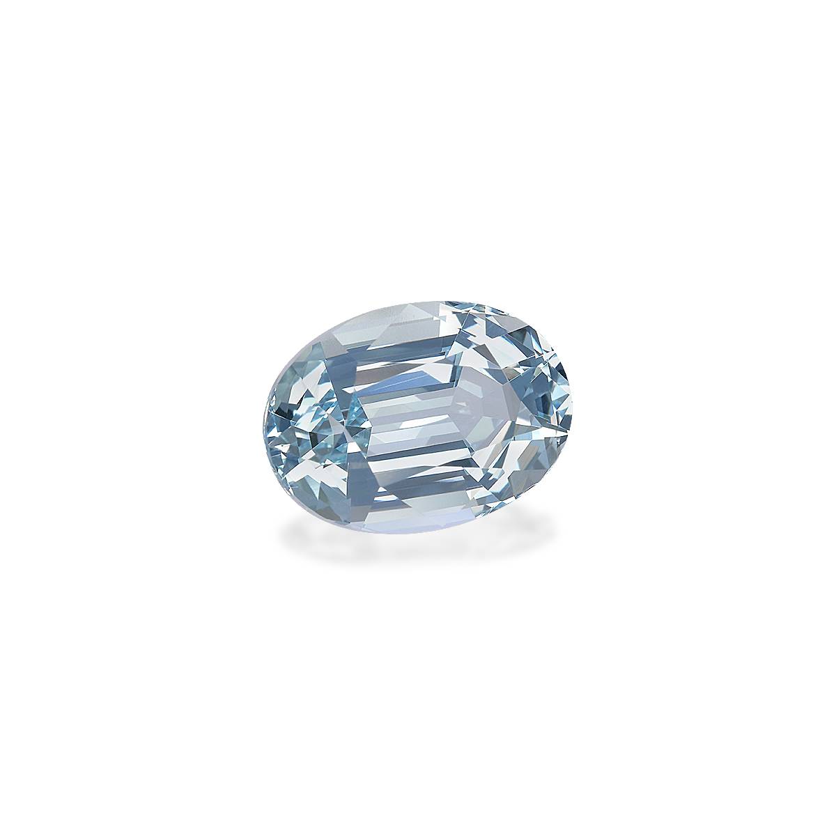 sky blue aquamarine, 6.24ct oval cut — view 3