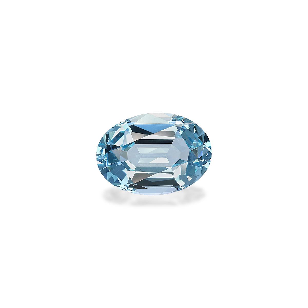 baby blue aquamarine, 5.18ct oval cut — main view
