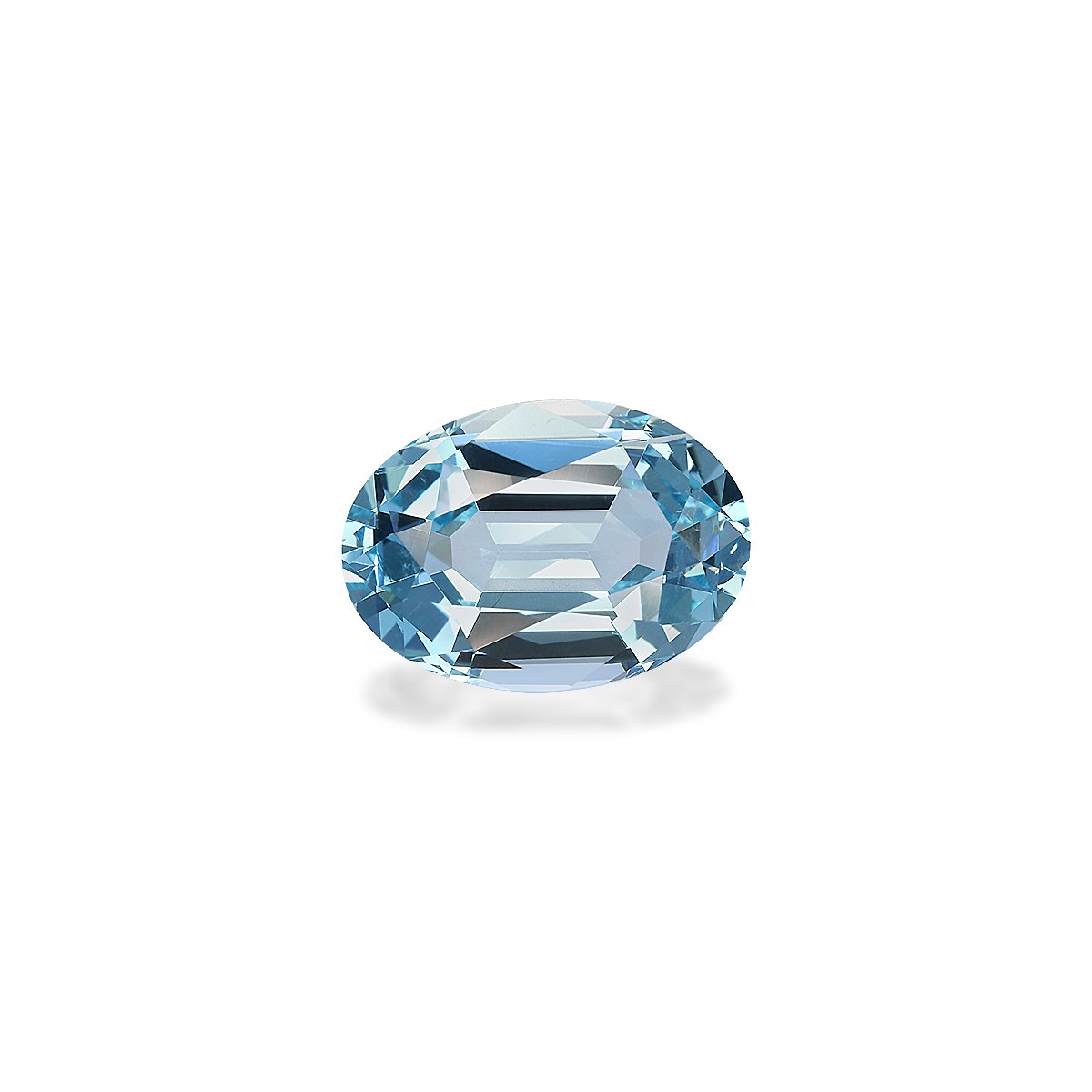 baby blue aquamarine, 5.18ct oval cut — main view