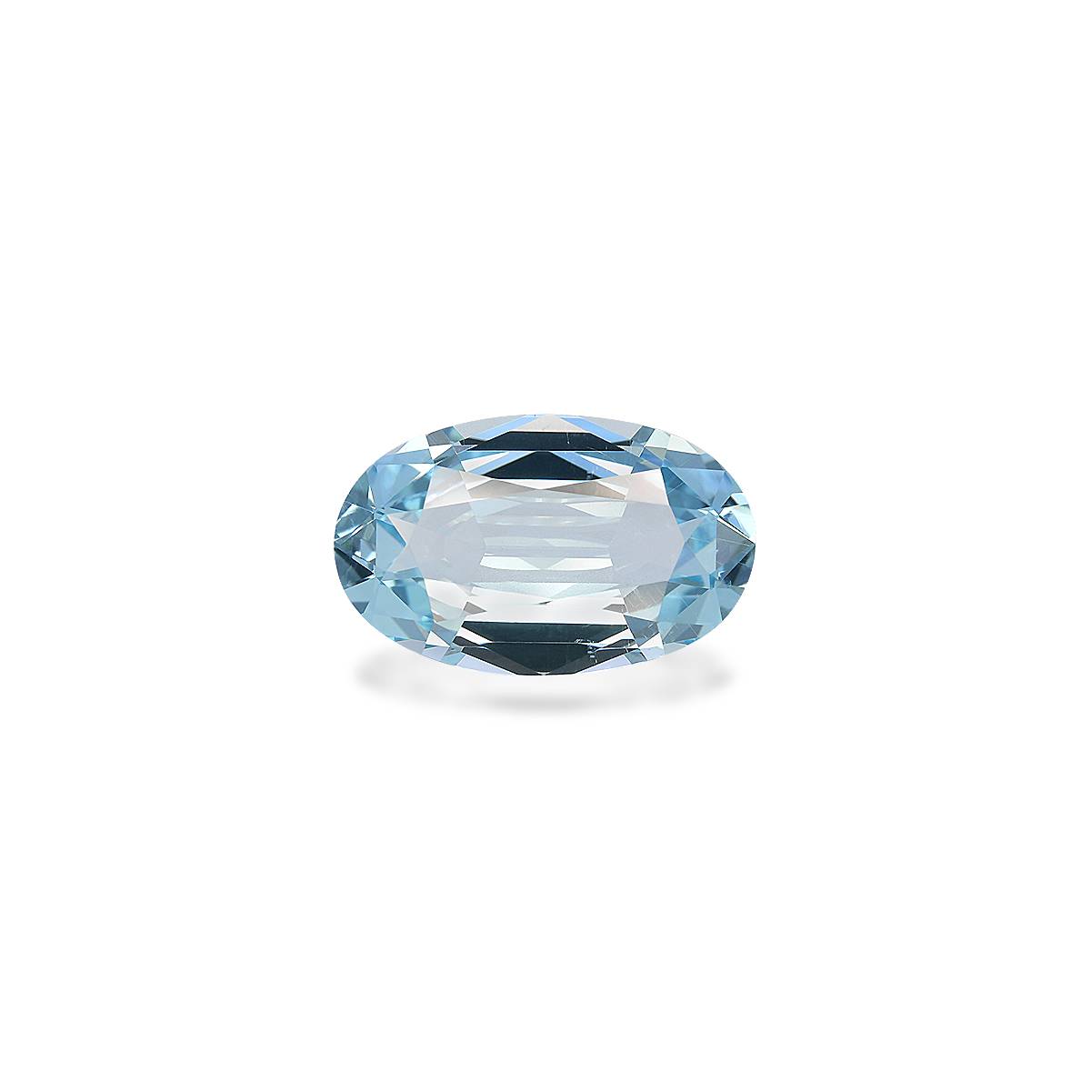 baby blue aquamarine, 4.51ct oval cut — main view