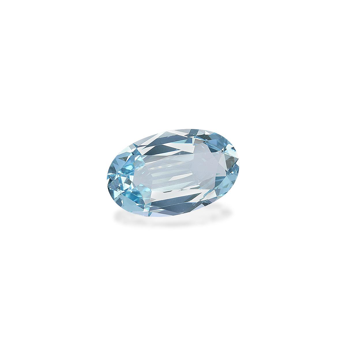baby blue aquamarine, 4.51ct oval cut — view 3