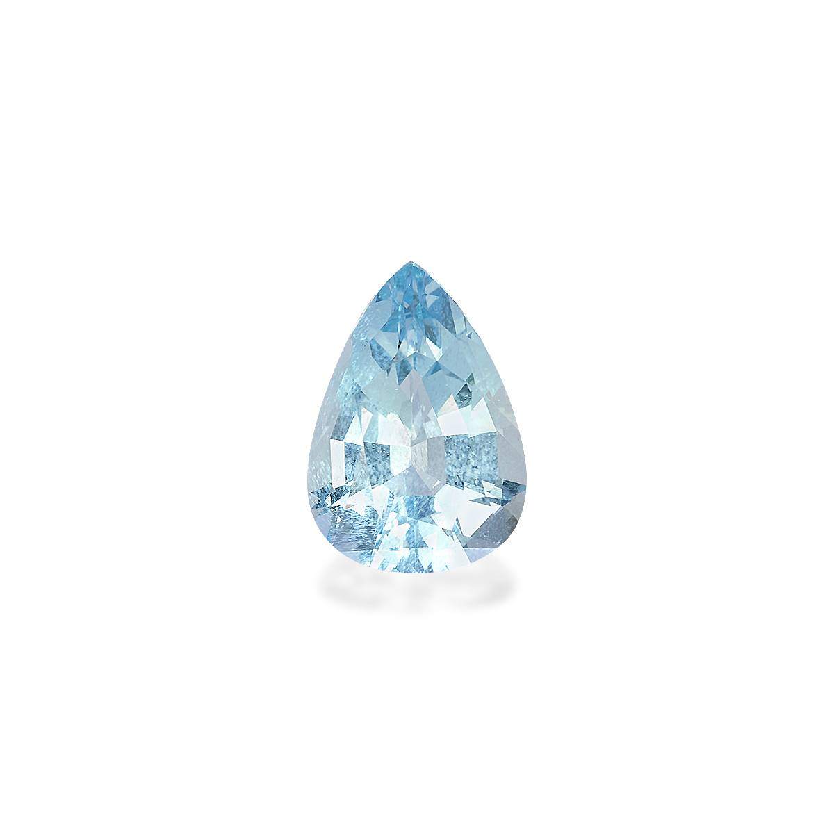 baby blue aquamarine, 4.94ct pear cut — main view
