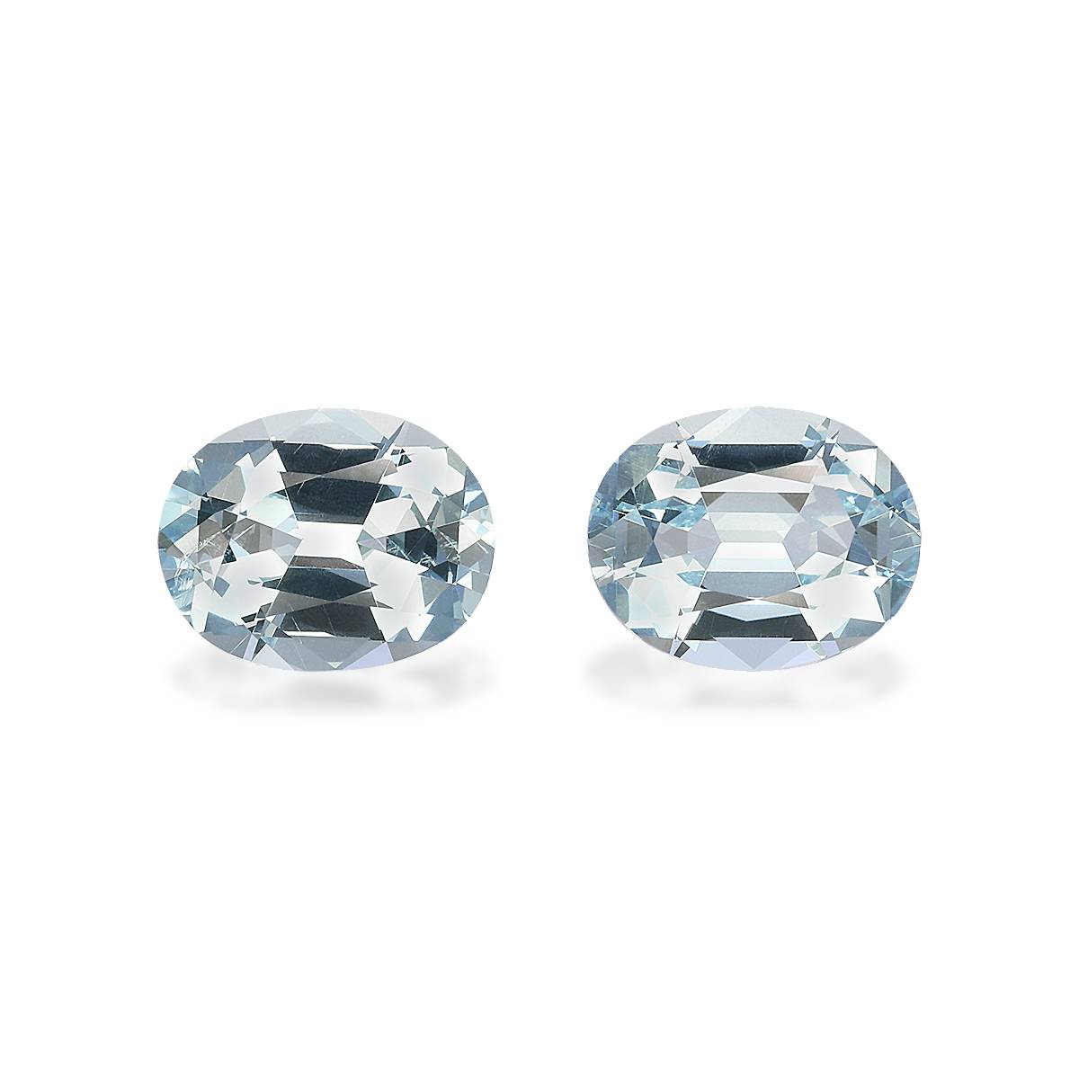 Sky Blue Aquamarine 4.35ct - 10x8mm Pair