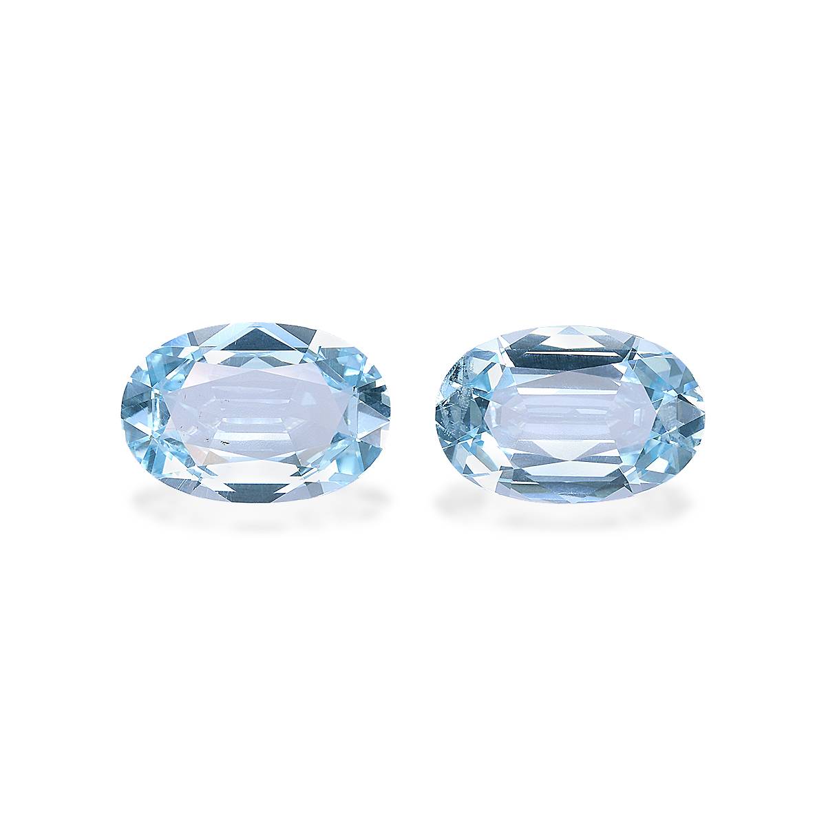 Sky Blue Aquamarine 5.47ct Pair