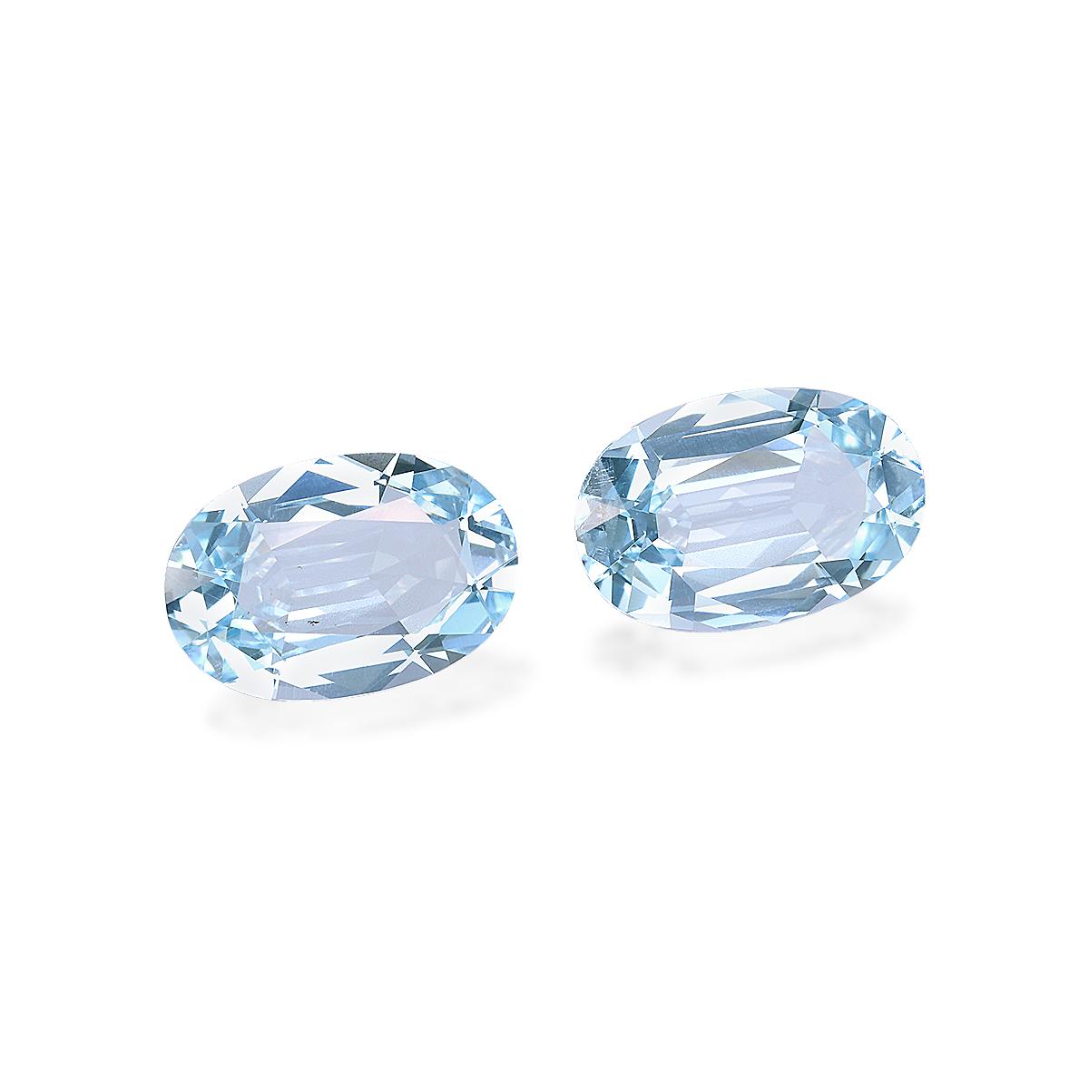 sky blue aquamarine, 5.47ct oval cut — view 3
