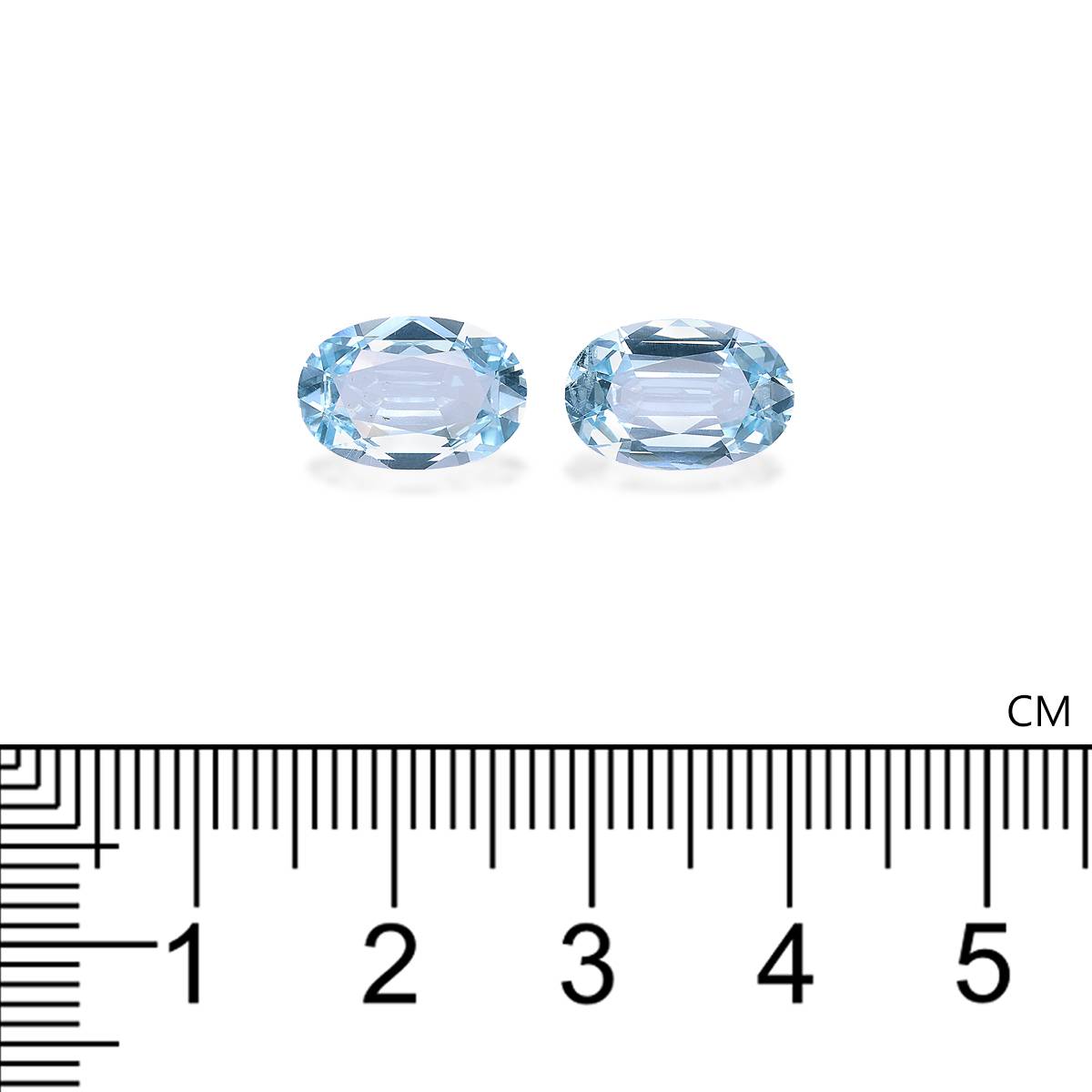 sky blue aquamarine, 5.47ct oval cut — view 4