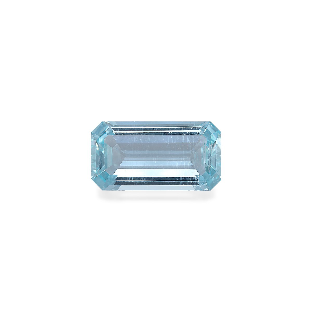 baby blue aquamarine, 23.8ct rectangular cut — main view