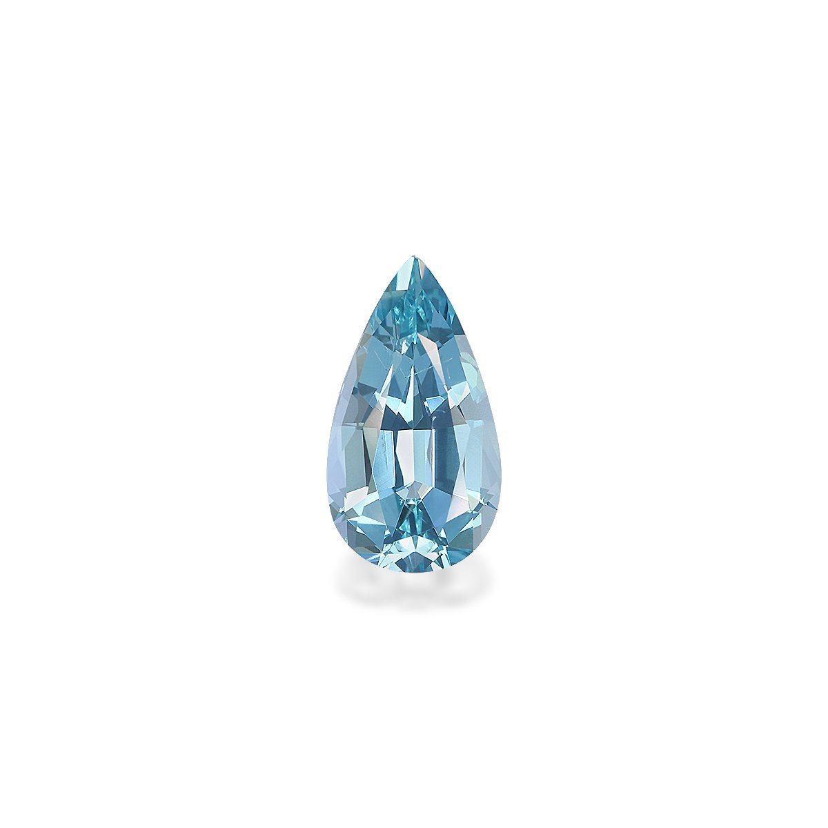 Santa Maria blue aquamarine, 3.24ct pear cut — main view