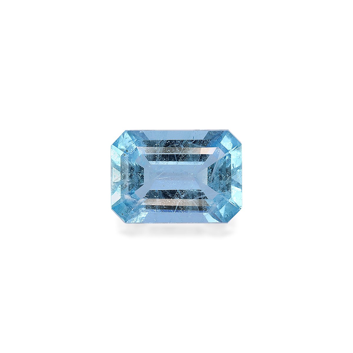 ice blue aquamarine, 2.17ct rectangular cut — main view