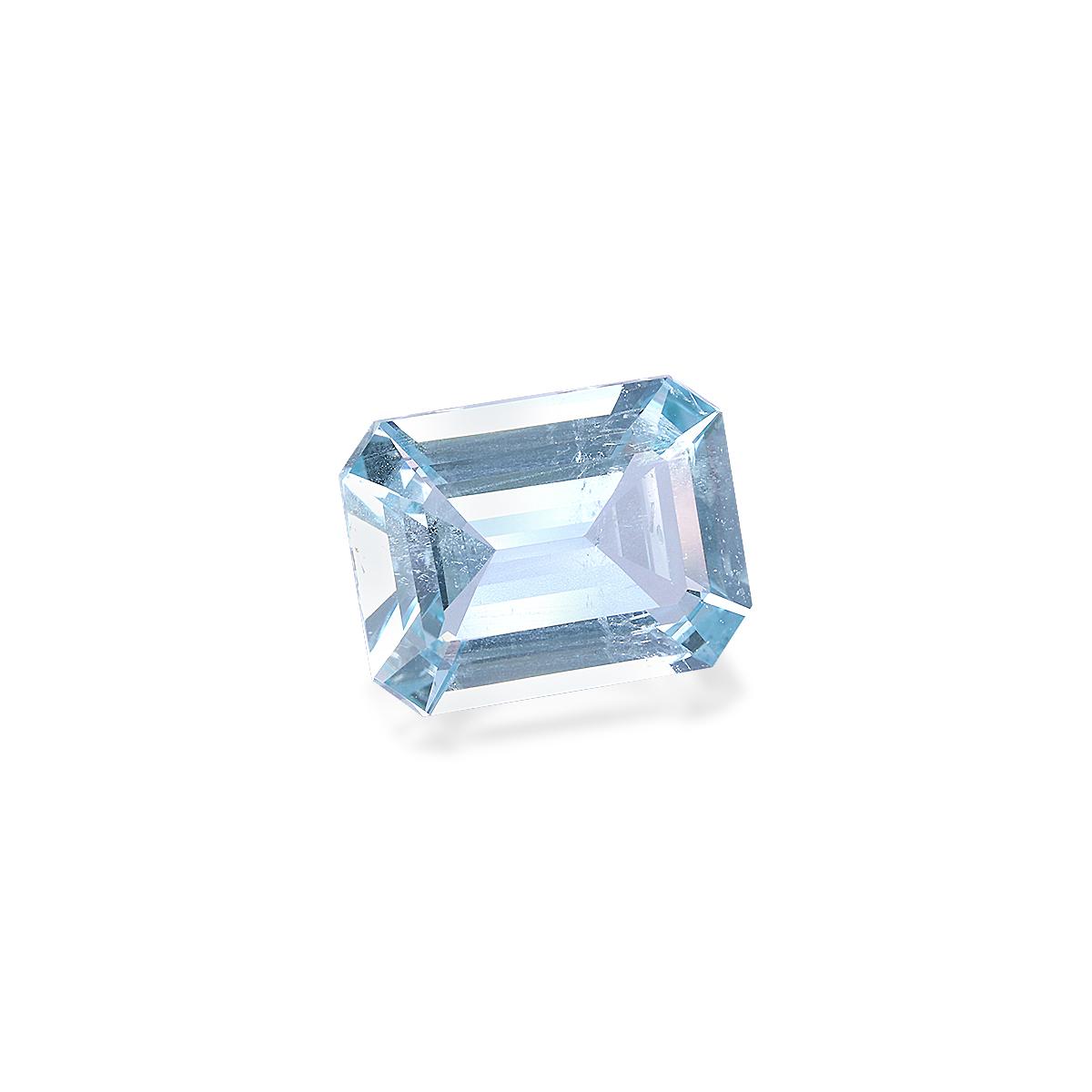 baby blue aquamarine, 5.72ct rectangular cut — view 3