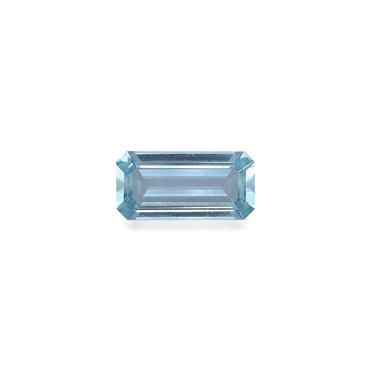 baby blue aquamarine, 6.09ct rectangular cut — main view