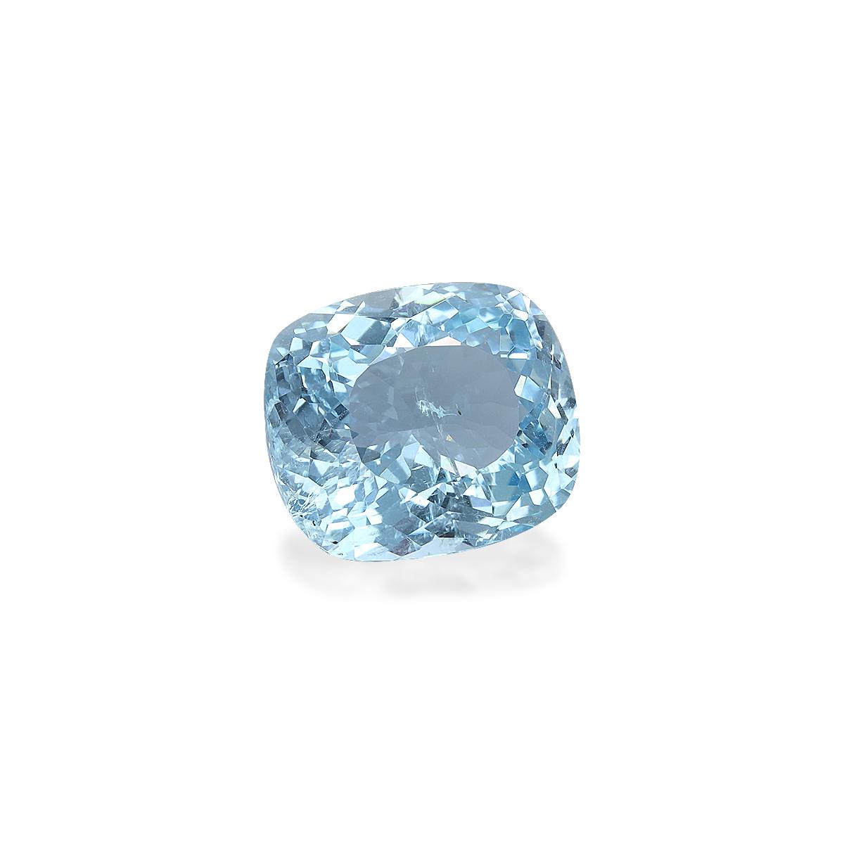 ice blue aquamarine, 7.18ct cushion cut — view 3