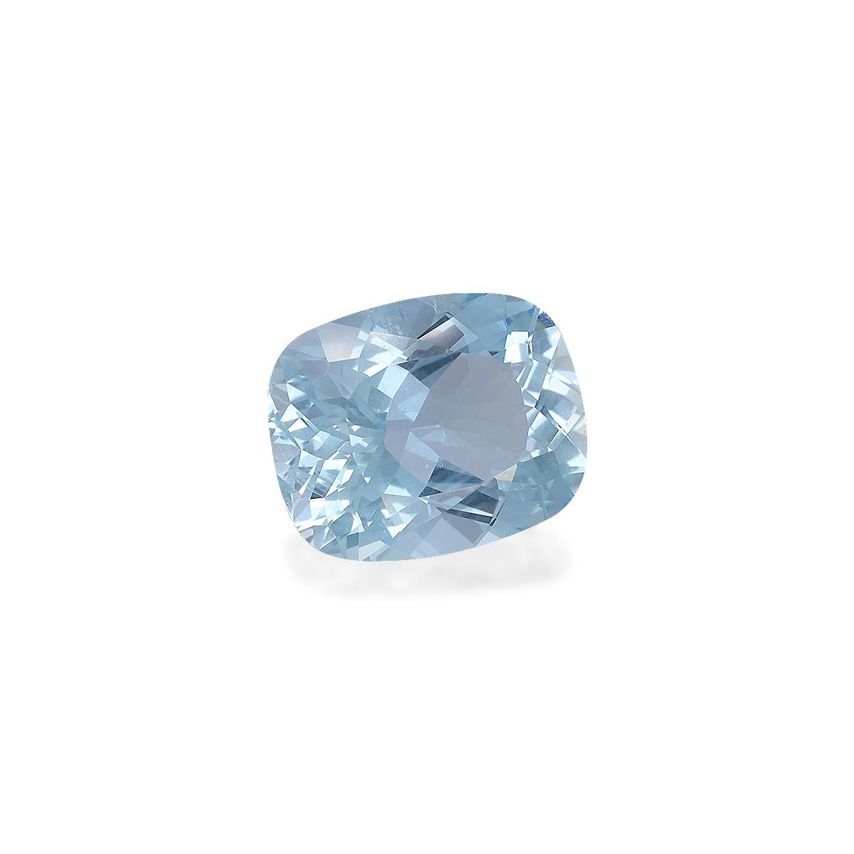 baby blue aquamarine, 6.62ct cushion cut — view 3