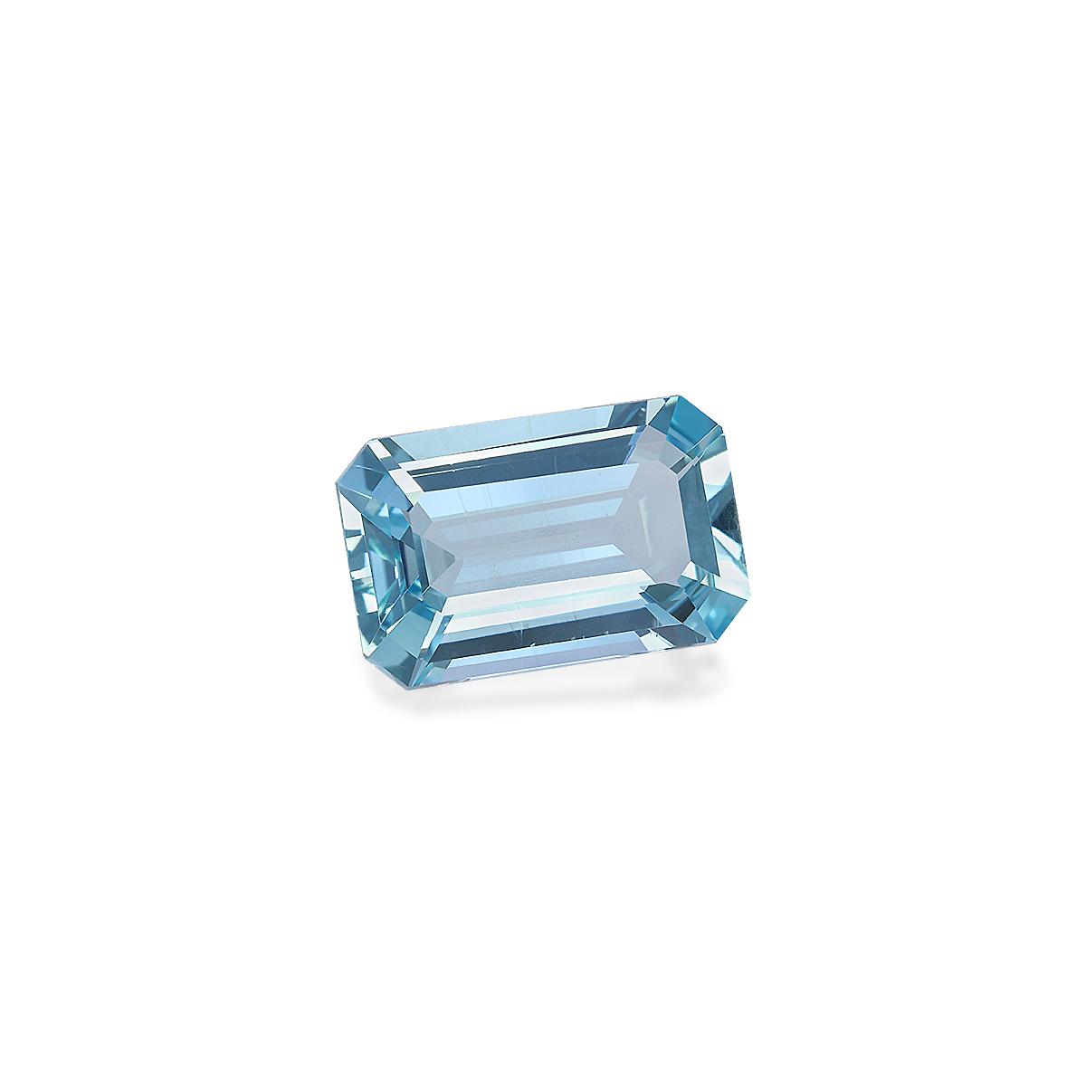 ice blue aquamarine, 3.75ct rectangular cut — view 3