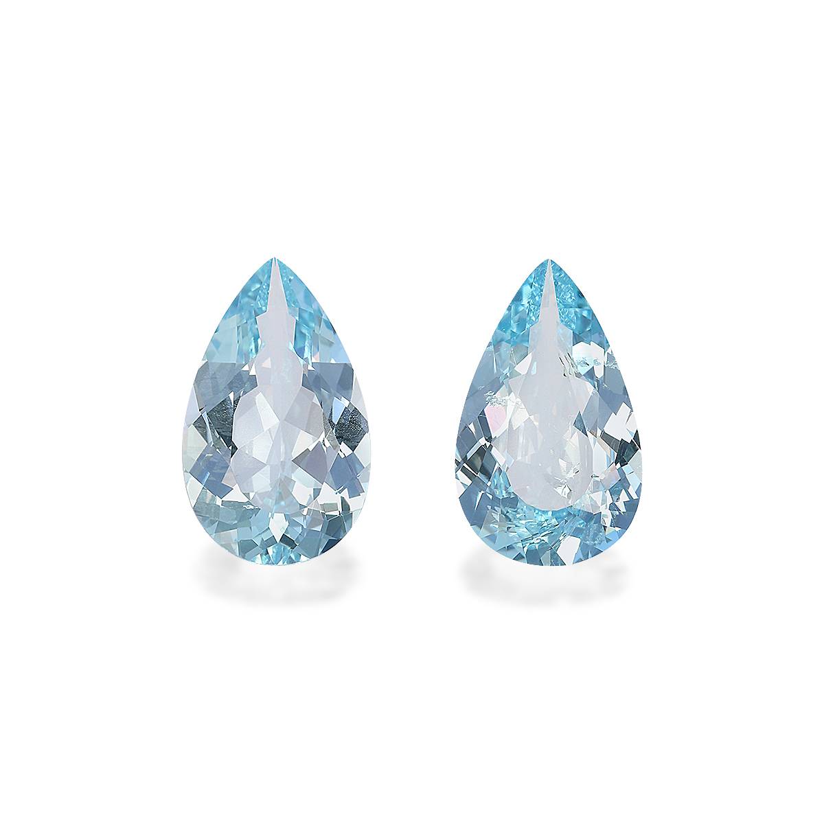 baby blue aquamarine, 6.49ct pear cut — main view