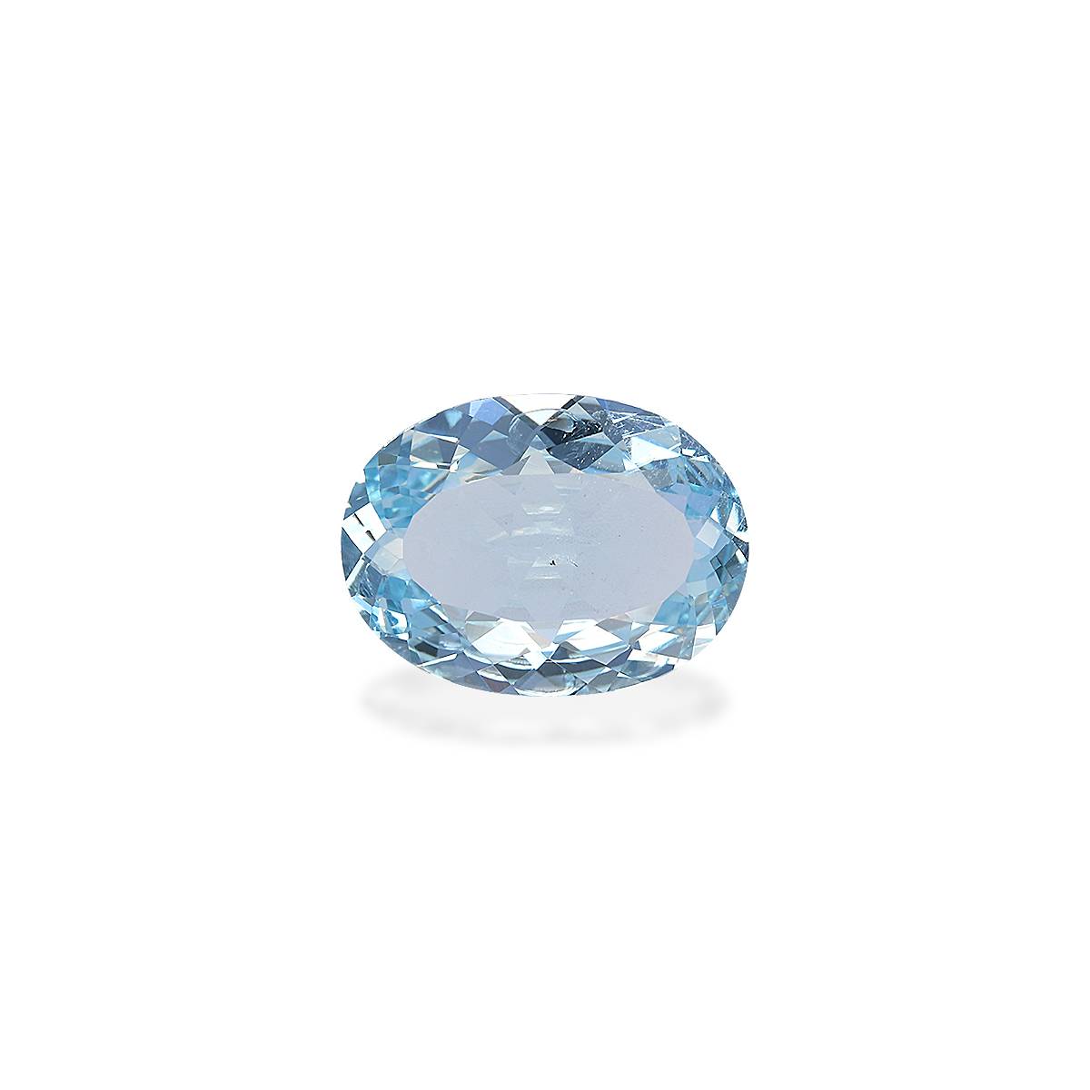 baby blue aquamarine, 3.12ct oval cut — main view