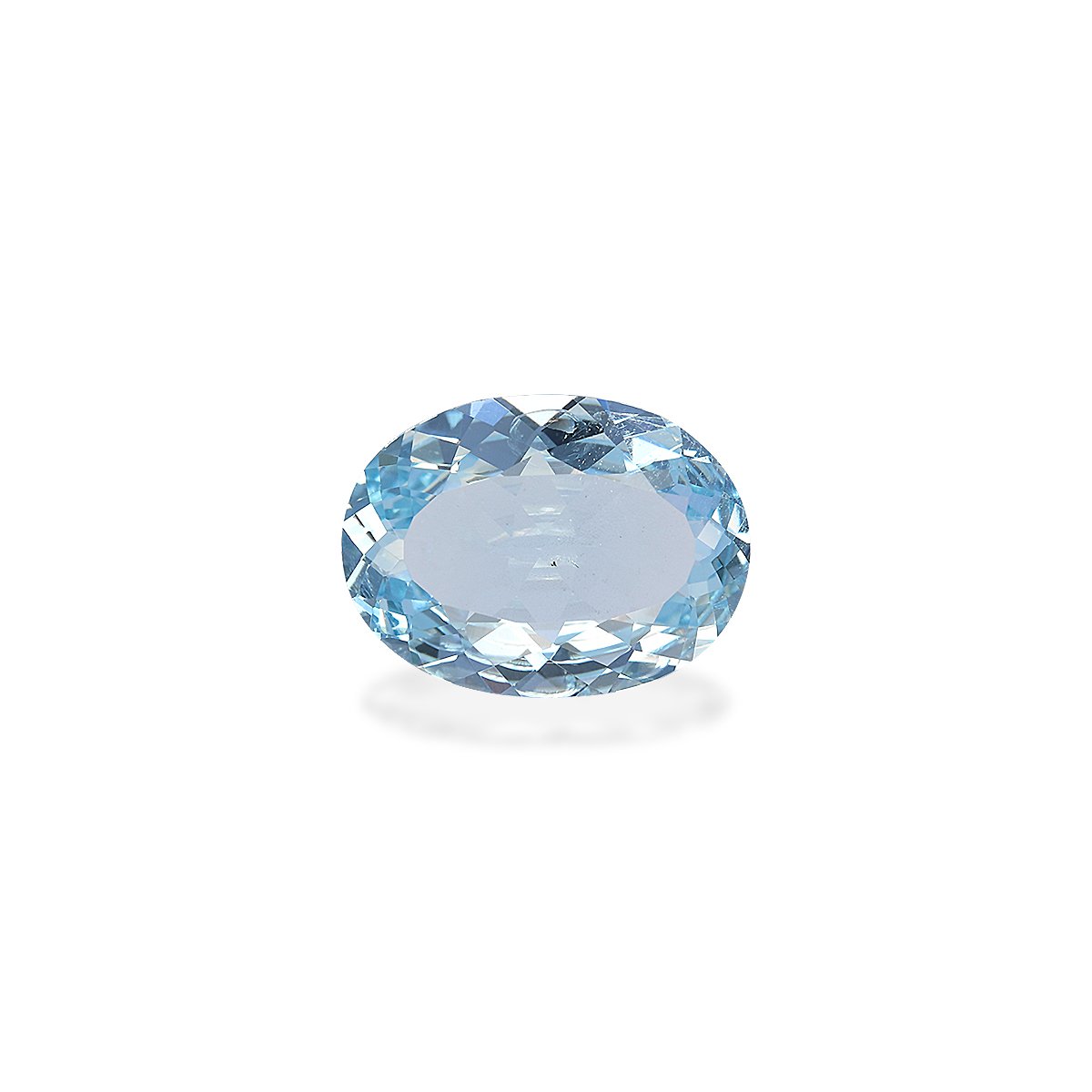 baby blue aquamarine, 3.12ct oval cut — main view