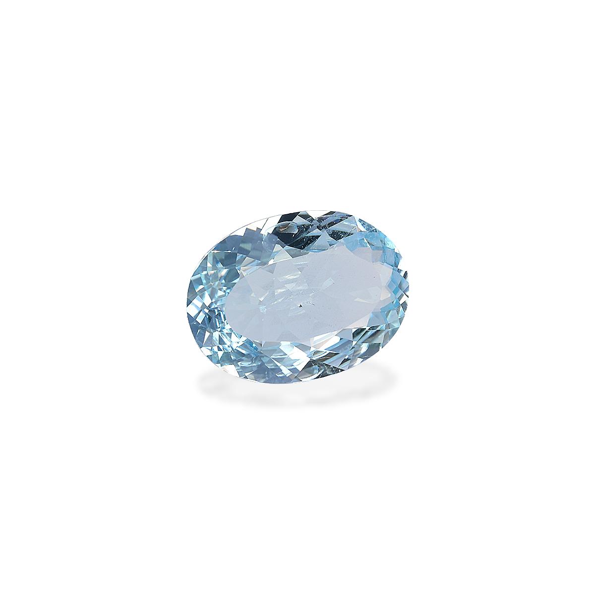 baby blue aquamarine, 3.12ct oval cut — view 3