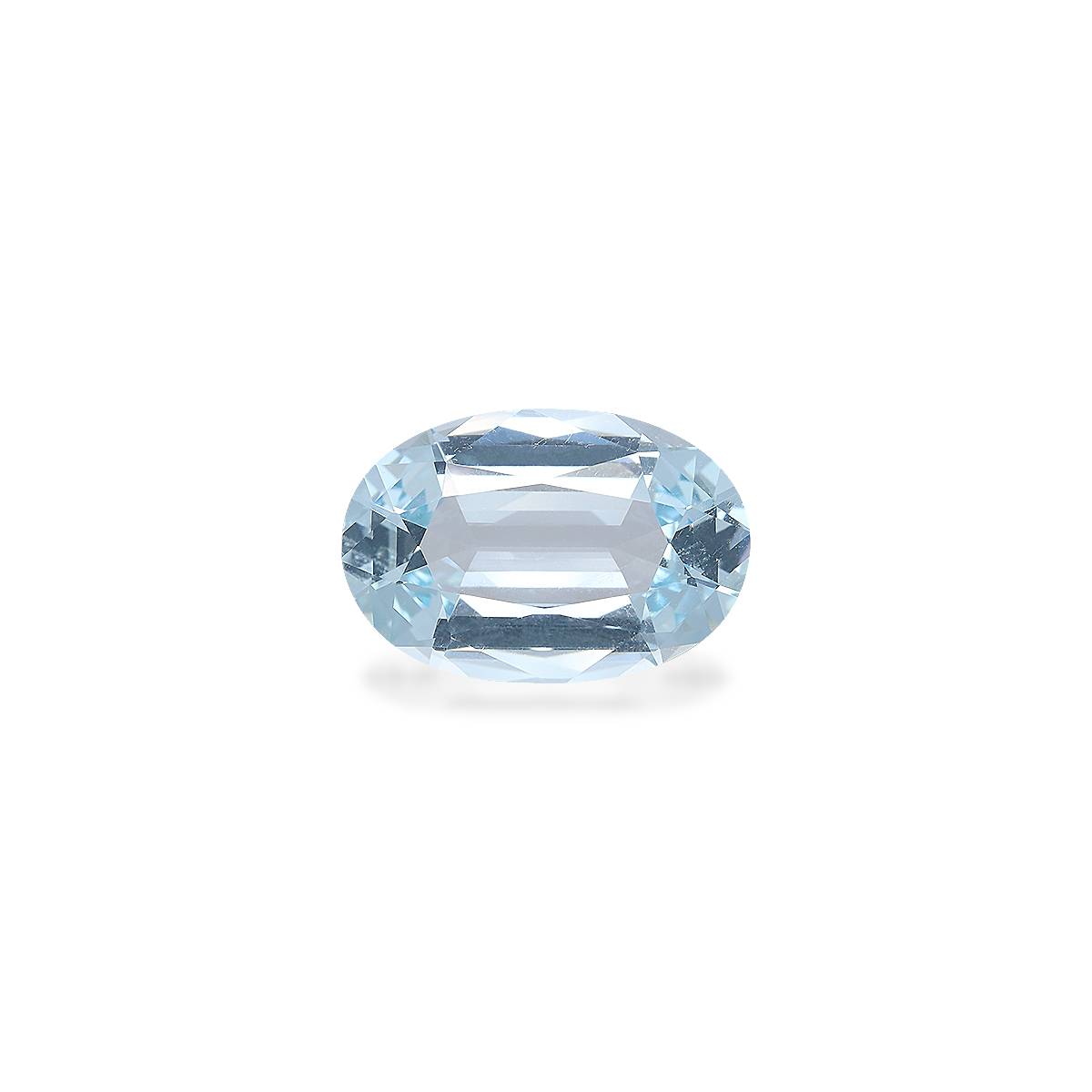 sky blue aquamarine, 9ct oval cut — main view