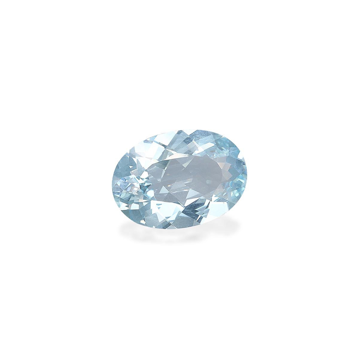 sky blue aquamarine, 5.91ct oval cut — view 3