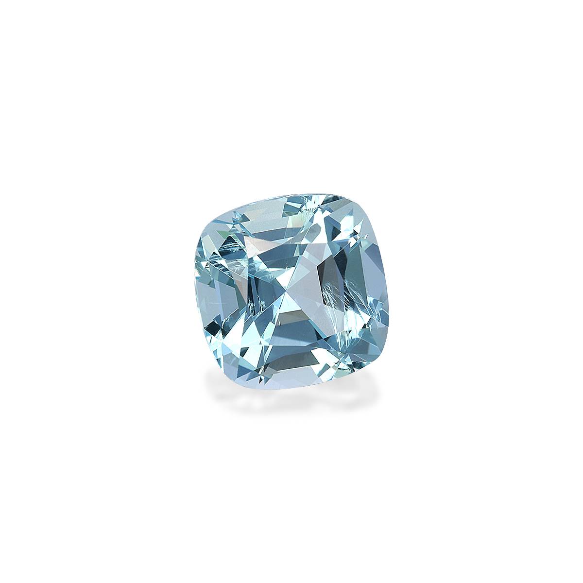 baby blue aquamarine, 3.05ct cushion cut — view 3