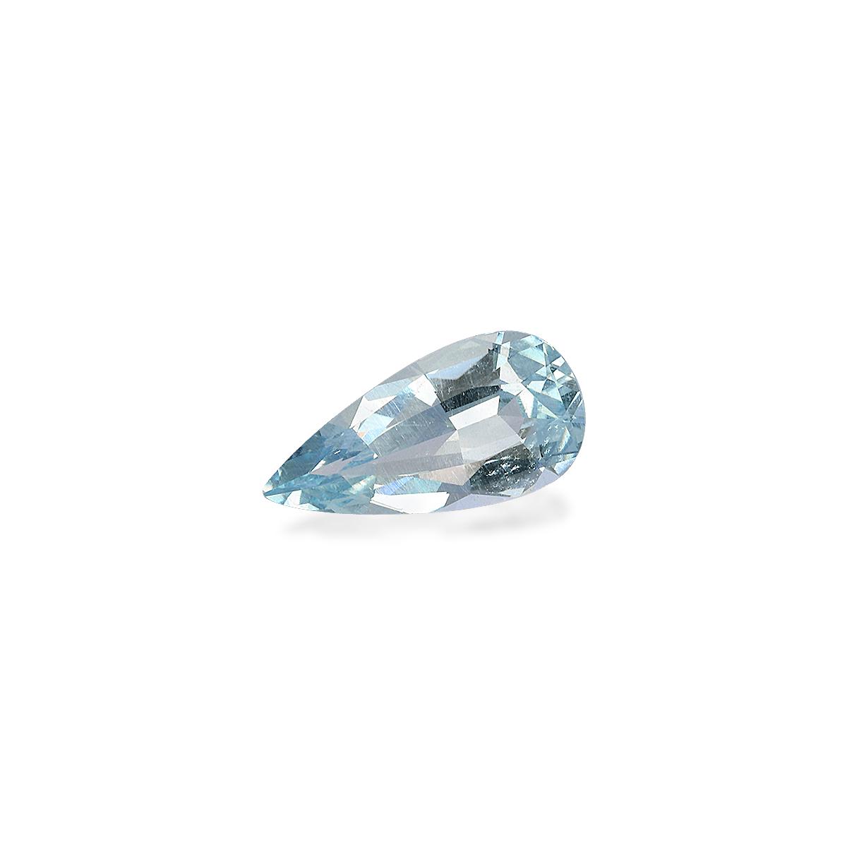 baby blue aquamarine, 2.92ct pear cut — view 3