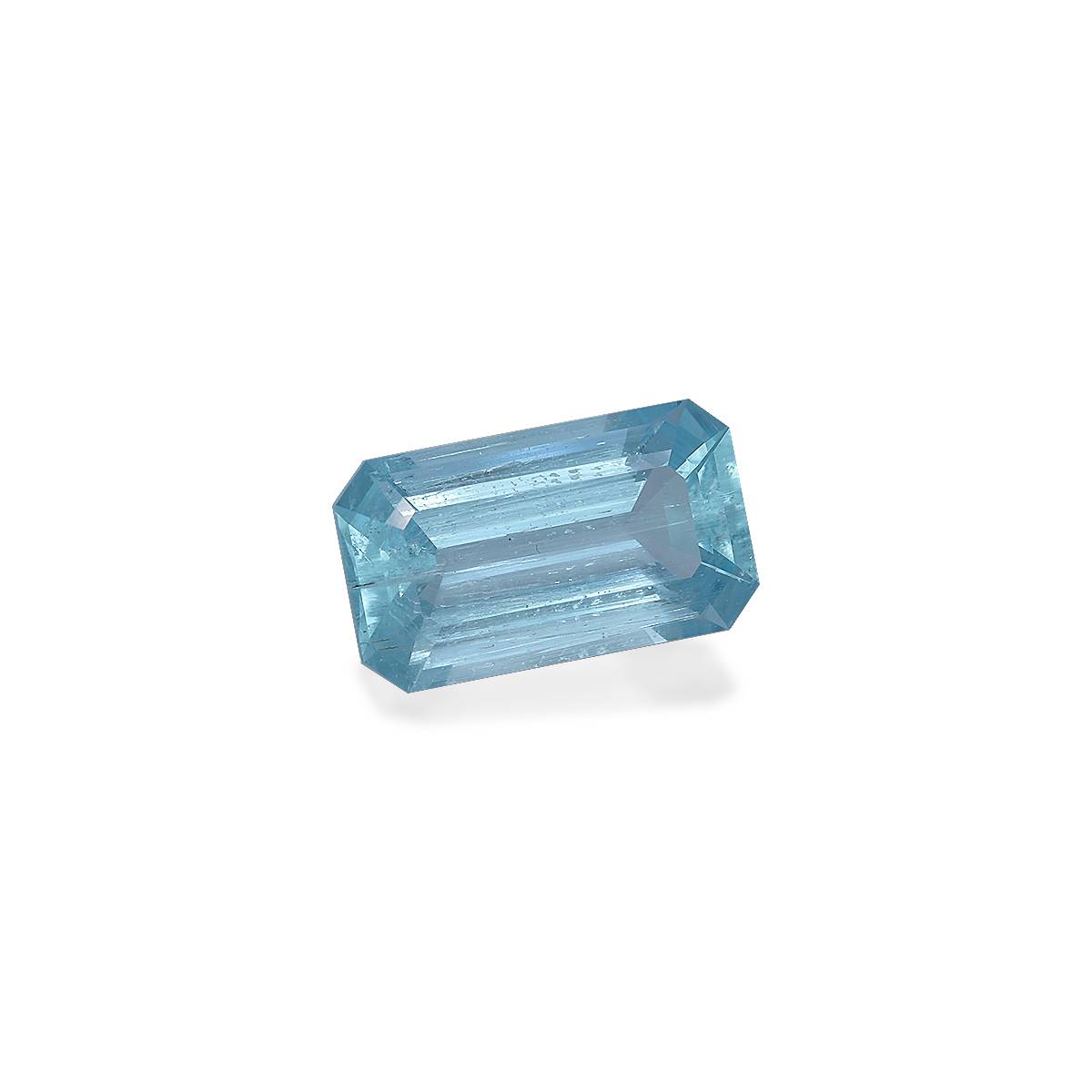 baby blue aquamarine, 8.17ct rectangular cut — view 3