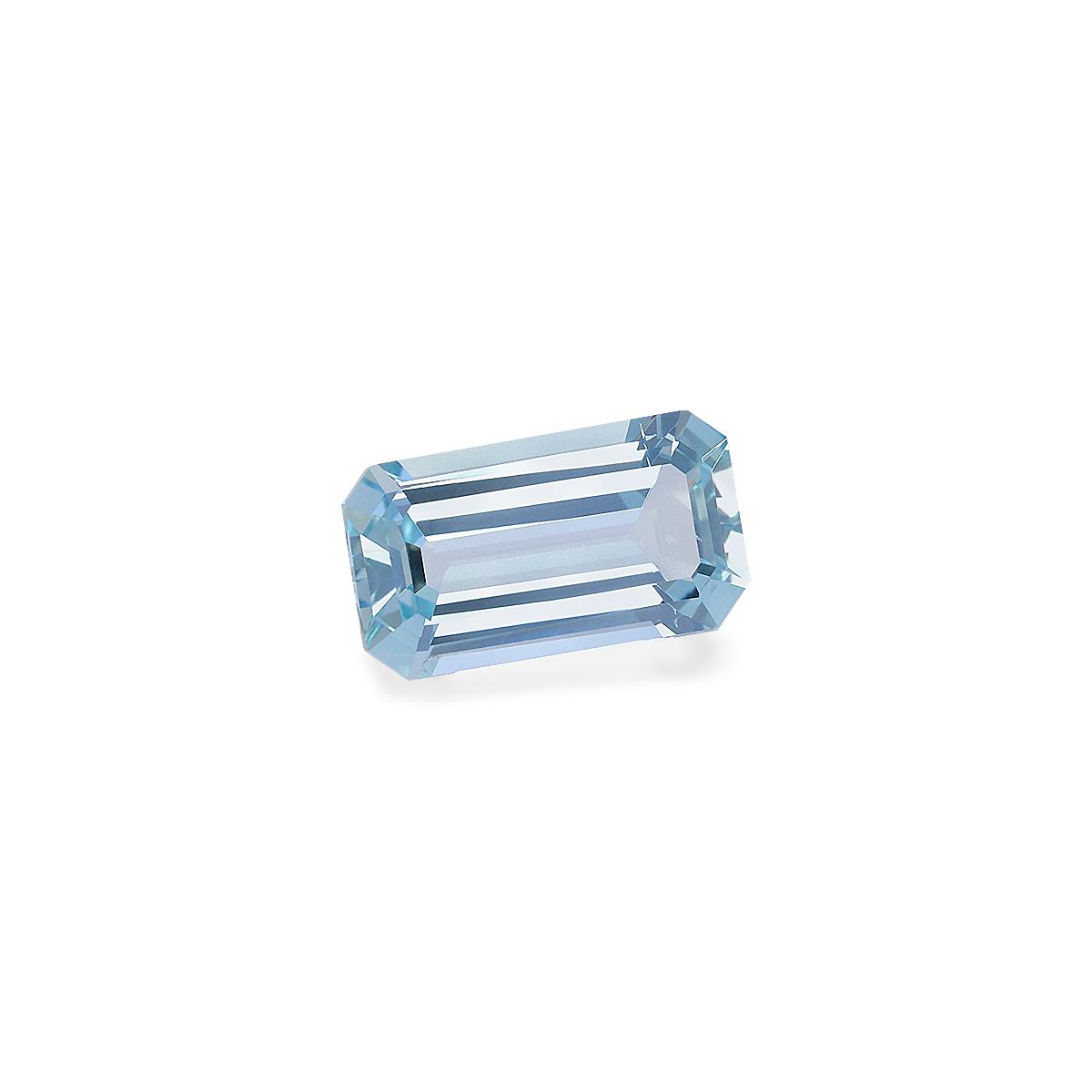 sky blue aquamarine, 3.32ct rectangular cut — view 3