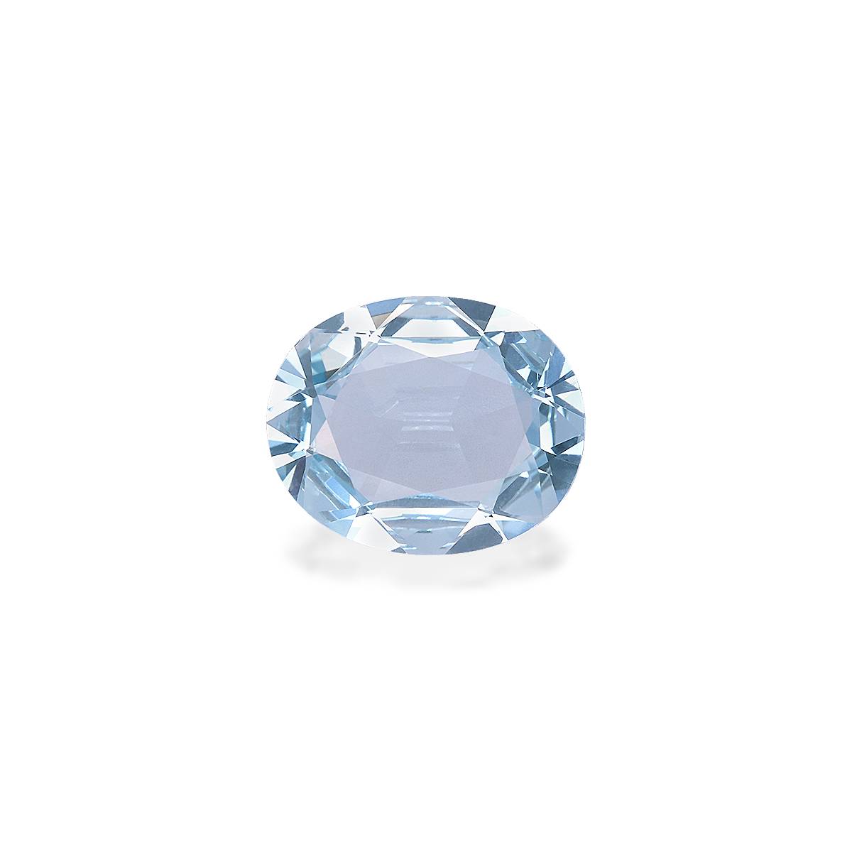 baby blue aquamarine, 4.02ct oval cut — main view