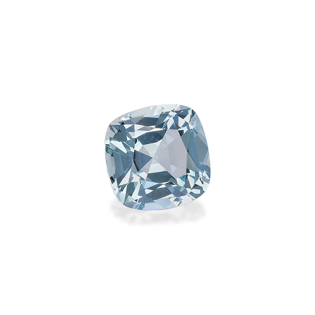 baby blue aquamarine, 4.15ct cushion cut — view 3