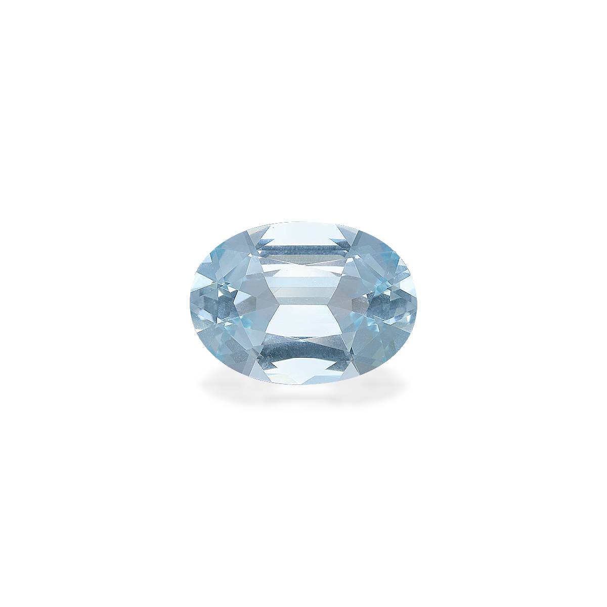 baby blue aquamarine, 5.75ct oval cut — main view