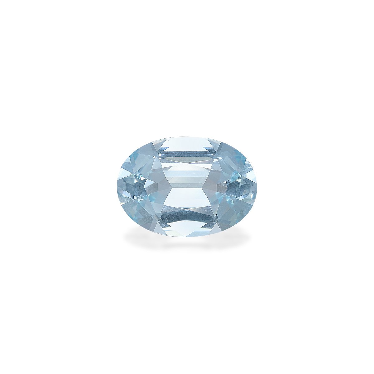 baby blue aquamarine, 5.75ct oval cut — main view