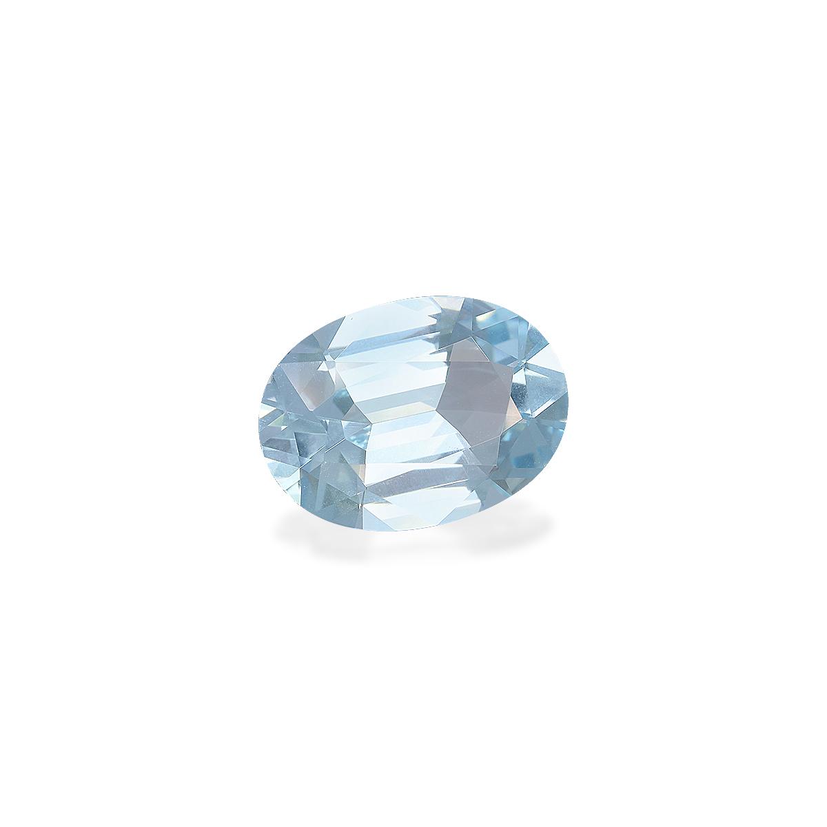 baby blue aquamarine, 5.75ct oval cut — view 3