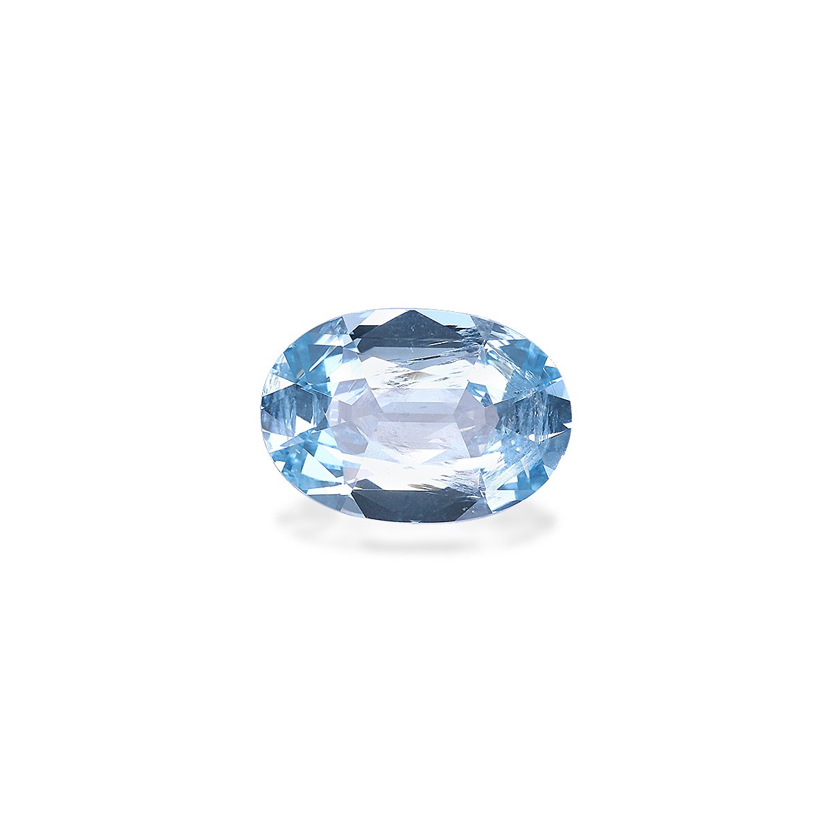 baby blue aquamarine, 3.63ct oval cut — main view